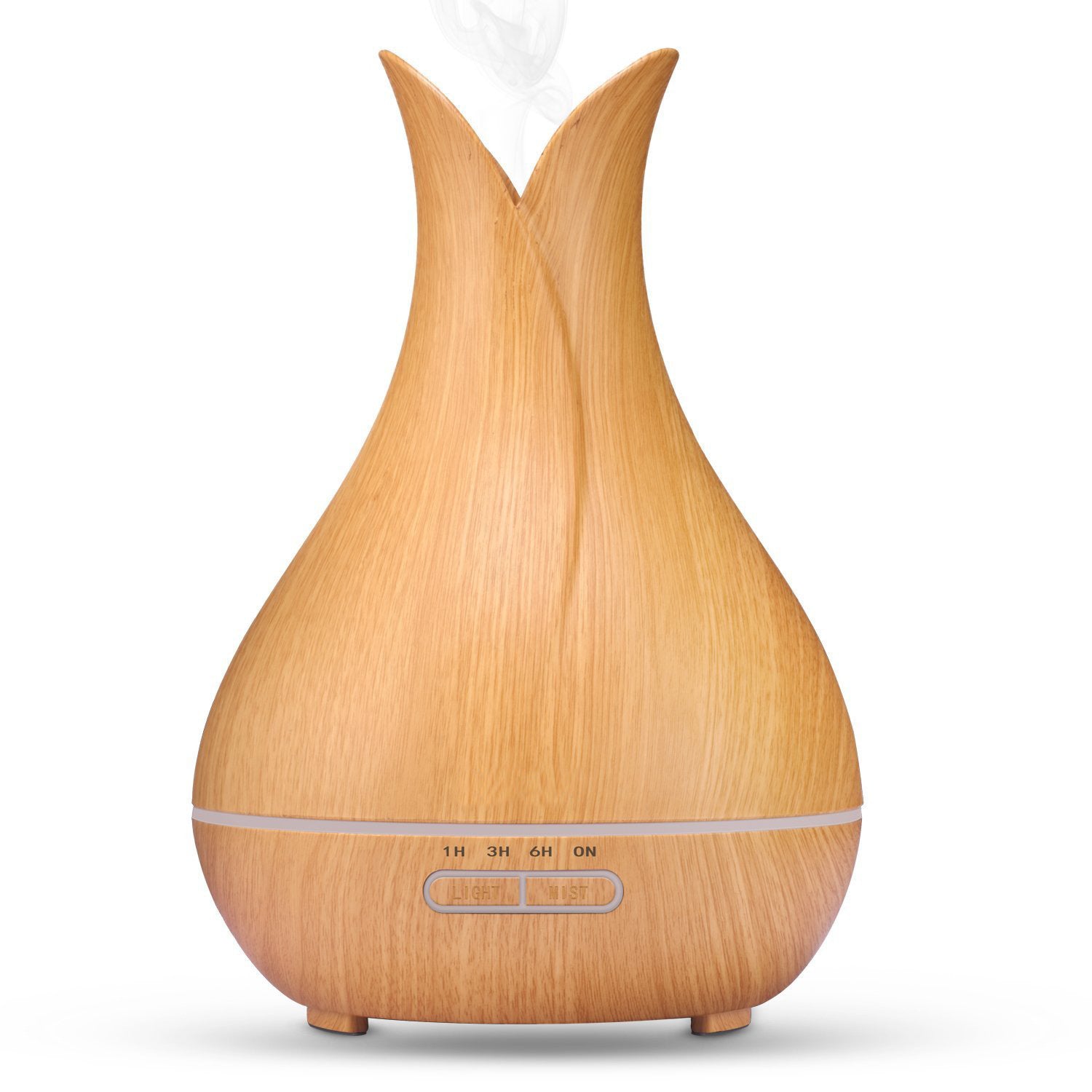Wood Grain Smart Aroma Diffuser — WiFi & App Controlled