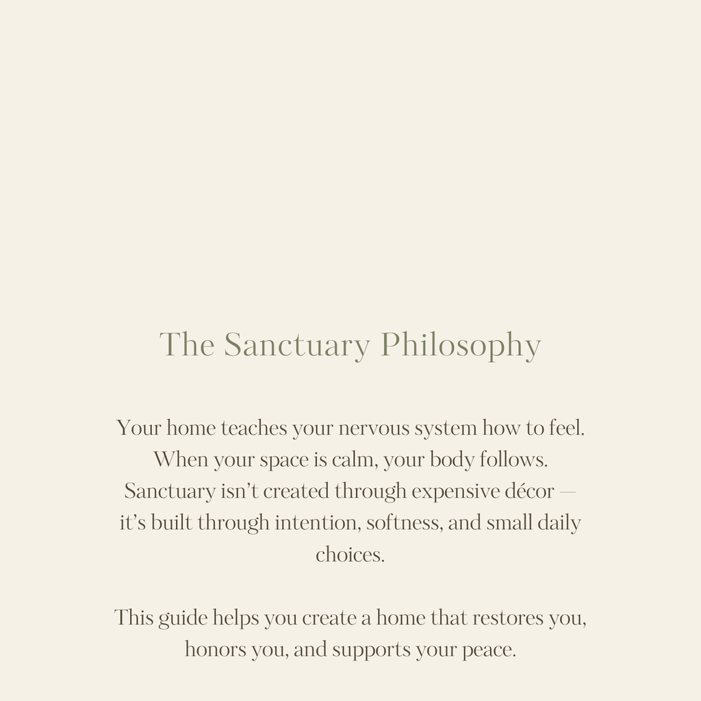 Calm Home Sanctuary Starter Kit (Digital Download)