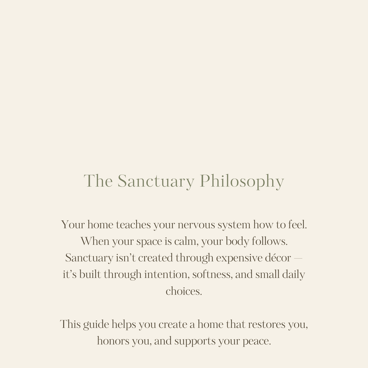 Calm Home Sanctuary Starter Kit (Digital Download)