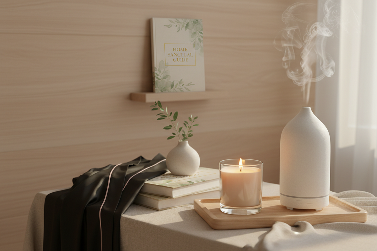 Product-based calm ritual banner